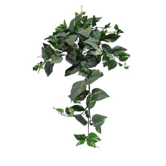 TF Publishing Frosted Pothos Bush Stems With 155 Leaves, 8ct.